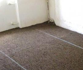 Монтаж сухой стяжки - вариант 2