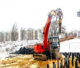 Монтаж свай - тип 4