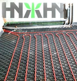 Монтаж теплого пола - тип 4