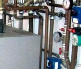 Монтаж теплового насоса для отопления дома - модель 1