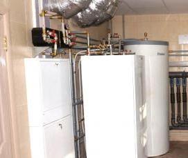 Монтаж теплового насоса для отопления дома - модель 3