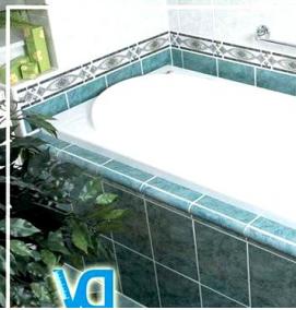 Монтаж ванны - вариант 1