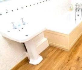 Монтаж ванны в пол - модель 4