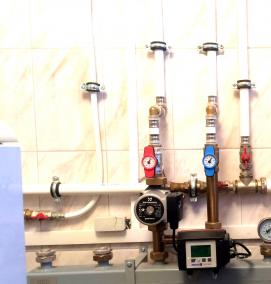 Монтаж внутренней системы отопления - модель 4