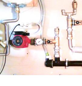 Монтаж внутренней системы отопления - модель 3