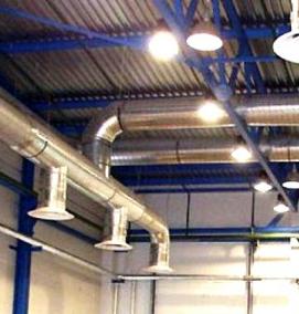 Монтаж воздуховодов - модель 1