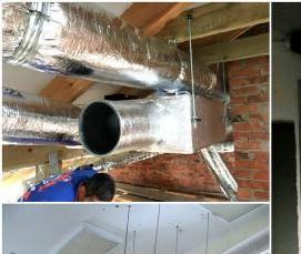 Монтаж вытяжной вентиляции - модель 4