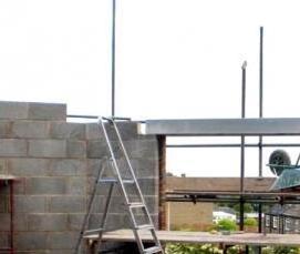 Монтаж железобетонных перемычек - тип 3