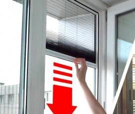 Москитная сетка на штоках - вариант 3