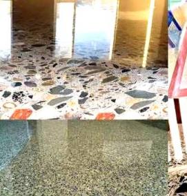 Мозаичный бетон - модель 1