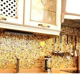 Мозаичный фартук для кухни - тип 2