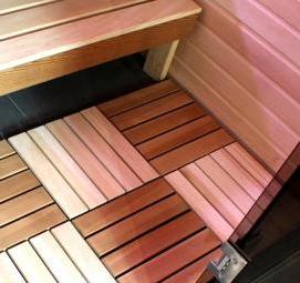 Мозаика на пол в баню - тип 3