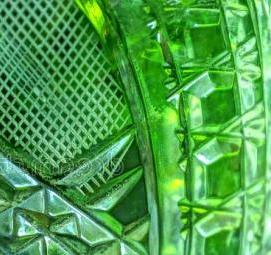 Мозаика стеклянная зеленая - тип 4