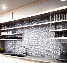 Мозаика стеклянная зеленая - тип 2