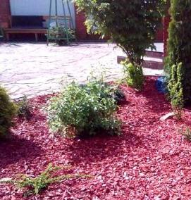 Мульчирующая щепа - вариант 1