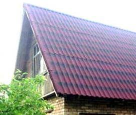 Мягкая черепица ондулин - вариант 4