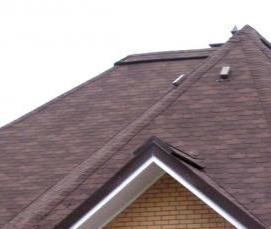 Мягкая кровля коричневая - модель 2