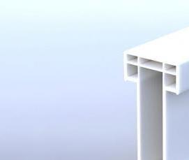 Н образный соединительный профиль пвх - тип 3