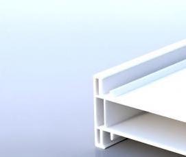 Н образный соединительный профиль пвх - тип 2