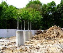 Набивные сваи - вариант 2