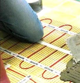 Нагревательный теплый пол - вариант 1