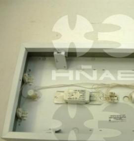 Накладной светильник с опаловым рассеивателем - модель 4