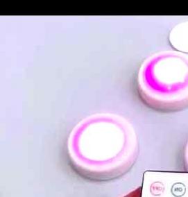 Накладной светодиодный светильник с пультом - тип 1