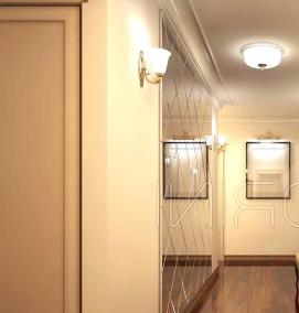 Накладные светильники в коридор - вариант 3