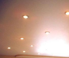 Наклонные натяжные потолки - вариант 1