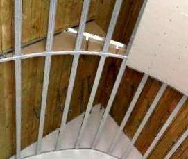 Наклонные натяжные потолки - вариант 2