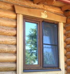 Наличники на окна под старину - модель 4