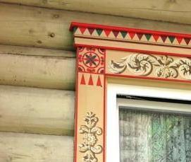 Наличники на окна в скандинавском стиле - модель 2