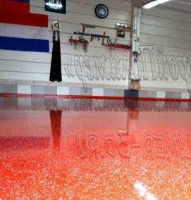 Наливной пол для гаража - модель 2