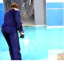 Наливной пол из смолы - тип 2