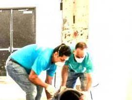 Наливной пол на бетонную стяжку - тип 3