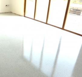 Наливной пол перед линолеумом - тип 4