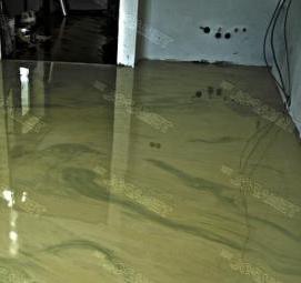 Наливной пол под кварцвинил - тип 3