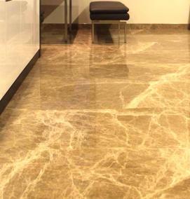 Наливной пол под мрамор - модель 2