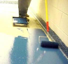 Наливной пол толщиной 30 мм - модель 1