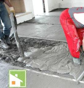 Наливной пол выравнивающий под плитку - тип 2