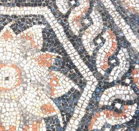 Напольная мозаика крупная - модель 1