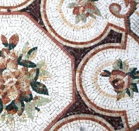 Напольная мозаика крупная - модель 4