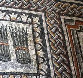 Напольная мозаика крупная - модель 3