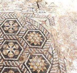 Напольная мозаика крупная - модель 2