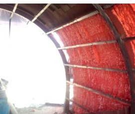 Напыляемый полиуретановый утеплитель в баллонах - модель 1