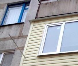 Наружная отделка металлическим ом - тип 2