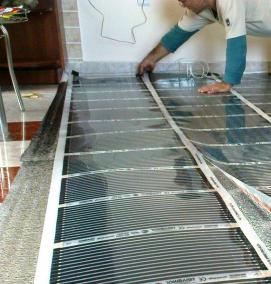 Наружный теплый пол - вариант 1