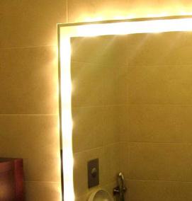 Настенное зеркало в ванную комнату - тип 3