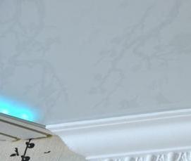 Настенные натяжные потолки - вариант 2