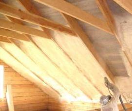 Насыпной утеплитель для потолка - вариант 2